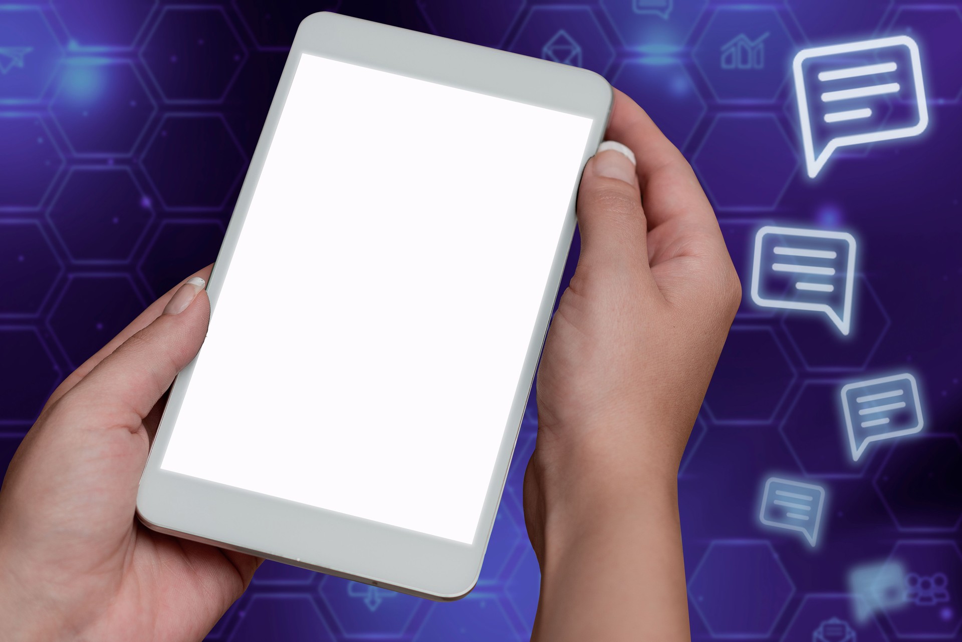 Tablet With Important Message Over Marker, Clipboard And Piece Of Paper. Mobile Phone Screen With Crutial Information Above Notes. Presented Critical Updates On Cellphone.